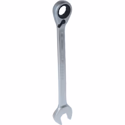 Fabriqué selon la norme DIN 3113 Denture fine de 72 dents Angle de pivotement arrière de 5° Réversible Chromé mat Chrome vana ...