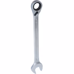 Fabriqué selon la norme DIN 3113 Denture fine de 72 dents Angle de pivotement arrière de 5° Réversible Chromé mat Chrome vana ...