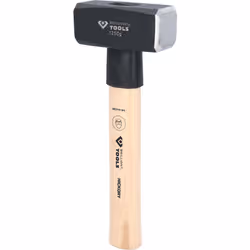 Fabrication selon la norme DIN 1041 Avec protection antichocs en plastique Manche en Hickory Tête thermolaquée noire Associat ...