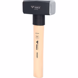 Fabrication selon la norme DIN 1041 Avec protection antichocs en plastique Manche en Hickory Tête thermolaquée noire Associat ...