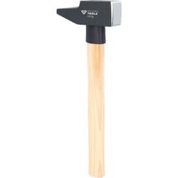 Brilliant Tools - Marteau rivoir avec manche Hickory, 1000 g, forme française