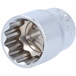 Fabriqué selon la norme DIN Entraînement carré 1/2“ (12,5 mm) Pour une utilisation manuelle Version courte Outil en acier chr ...