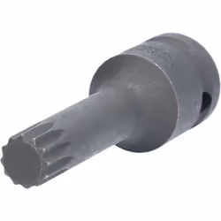 Fabrication selon la norme DIN 3121 Entraînement carré 1/2“ (12,5 mm) Pour tournevis à percussion et mode cliquet En acier ch ...