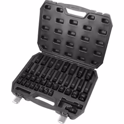 KS TOOLS 1/2 Jeu de douilles à chocs 6 pans, 40 pcs