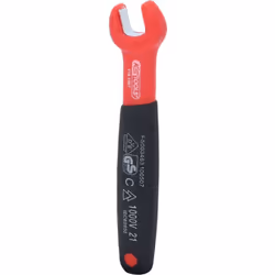Clé à fourche isolée, 7 mm Ouverture de clé en mm 7 Norme DIN 7446, IEC 60900 Poids 19 Taille de l'emballage 1 Matériau1 Fein ...