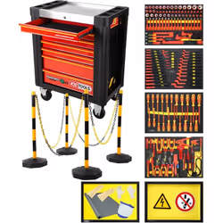 Composition idéale pour véhicules électriques et hybrides rangement ordonné des outils grâce aux emplacements précis Isolatio ...