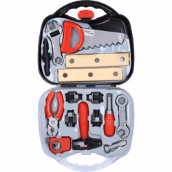 Kstools - Jeu d'outils pour enfants avec boîte à outils, 21 pcs