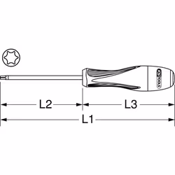 Kstools - Tournevis ultimate torx® T5 - L.100 mm