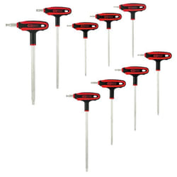 Kstools - Jeu de 9 clés mâles torx tête sphérique à poignée en t