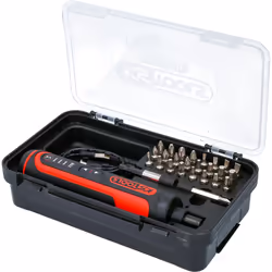 Tournevis manuel / ciseau KS Tools eMONSTER 1/4''; 3,6 V; 1,5 Ah accu. + tournevis Bit
