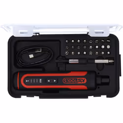 Tournevis manuel / ciseau KS Tools eMONSTER 1/4''; 3,6 V; 1,5 Ah accu. + tournevis Bit