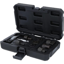 Kstools - Kit de profilés spéciaux 3/8' de service à huile pour les vis en plastique d'évacuation de l'huile, 9 pcs