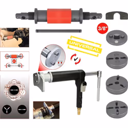 convient idéalement pour réinitialiser le piston de frein sans l'endommager rotation à droite et à gauche avec des adaptateur ...