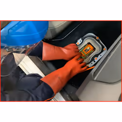 KS Tools 117.0078 Gant de protection Gants isolants Rouge Latex - Vue supplémentaire 4