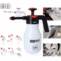 KS TOOLS Pulvérisateur de mousse à pompe à pression (mousseur), 1,5 l - 150.8271(KS TOOLS Pulvérisateur de mousse à pompe à p ...