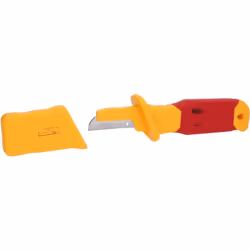 Isolation selon IEC 60900 Lame droite et robuste isolée partiellement Coupe droite Manche de sécurité en matière plastique an ...