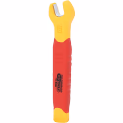 Clé à fourche isolée, 8 mm Ouverture de clé en mm 8 Norme DIN 7446, IEC 60900 Poids 32 Certificat d'essai 1000V Taille de l'e ...