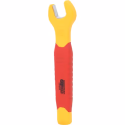 Clé à fourche isolée, 12 mm Ouverture de clé en mm 12 Norme DIN 7446, IEC 60900 Poids 59 Certificat d'essai 1000V Taille de l ...