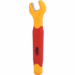 Clé à fourche isolée, 13 mm Ouverture de clé en mm 13 Norme DIN 7446, IEC 60900 Poids 93 Certificat d'essai 1000V Taille de l ...