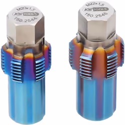Pour tarauder des filetages spéciaux rouillés et endommagés Parfait pour les capteurs NOX et de filtres à particules dans des ...