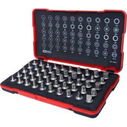 Jeu de douilles à embout 1/4" extra courtes, 50 pcs