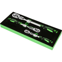 Kstools - ks Tools 512.0103 competition Teleskop-Ratschen-Satz,3-tlg Jeu de clés à douille 512.0103