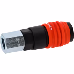 KS TOOLS 999.9105 RACCORD DE SÉCURITÉ UNIVERSEL À AIR COMPRIMÉ 3 EN 1 AVEC FILETAGE INTÉRIEUR 1/4''