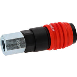 Ks Tools - 999.9105 raccord de sécurité universel à air comprimé 3 en 1 avec filetage intérieur 1/4''