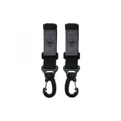 Lässig LHO01 couvre-jambe de poussette pour bébé Crochet Noir