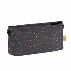 Lässig 1107002207 couvre-jambe de poussette pour bébé Sac isotherme Polyester Gris, Orange