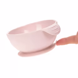 Lässig bol pour enfants en silicone, rose