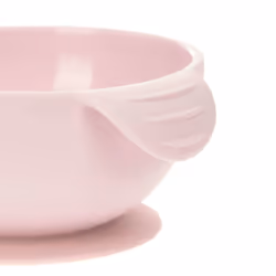 Lässig bol pour enfants en silicone, rose