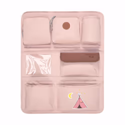 Lässig 1204004749, Rose, Organiseur de siège enfant pour voiture