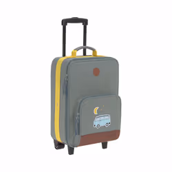 Lässig 1204005462, Chariot, Gris, Jaune, Adventure Bus, Coton, Polyester, 2 roue(s), Roulette
