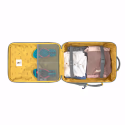 Lässig 1204005462 bagage Chariot Gris, Jaune 11,9 L Coton, Polyester