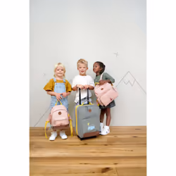 Lässig 1204005462 bagage Chariot Gris, Jaune 11,9 L Coton, Polyester