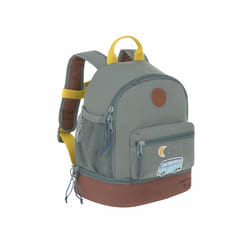 Lässig Adventure Bus sac à dos Olive Coton, Polyester, Polyuréthane