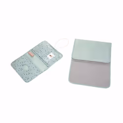Lässig 1106008556 matelas à langer Polyester Noir, Couleur menthe Plat