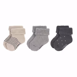 Lässig 1532001958-19, Chaussettes Crew, Gris, Bébé (0-2 ans), Unisexe, 19 - 22, EUE