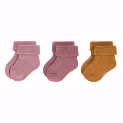 Lässig 1532001959-15, Chaussettes Crew, Rosier, Bébé (0-2 ans), Unisexe, 15 - 18, EUE