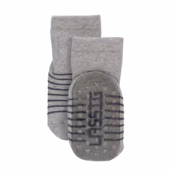 Lässig 1532002962-23 chaussette Unisexe Bleu, Gris