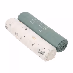 Lässig 1312002481, Couverture bébé, Beige, Vert, Garçon/Fille