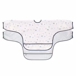 Lässig Garden Explorer, Bavoir à manches, Bleu, 6 - 24, Bébé (âge), 6 mois, 24 mois