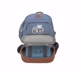 Lässig 1203001496 sac à dos Cartable sac à dos Beige, Bleu Coton, Polyester - Vue supplémentaire 4