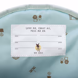 Lässig 1203001496 sac à dos Cartable sac à dos Beige, Bleu Coton, Polyester - Vue supplémentaire 7