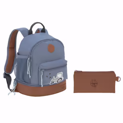 Lässig 1203001496 sac à dos Cartable sac à dos Beige, Bleu Coton, Polyester - Vue supplémentaire 8