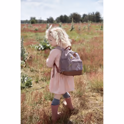 Lässig Adventure sac à dos Sac à dos normal Marron, Rose Coton, Polyester, Polyuréthane