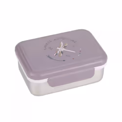 Lässig 1210029332, Boîte de rangement alimentaire, Enfant, Violet, Acier inoxydable, Polypropylène (PP), Acier inoxydable, Im ...
