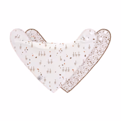 Lässig Tiny Farmer, Bavoir bandana, Blanc, 24 mois, 2 mm, 320 mm, 190 mm