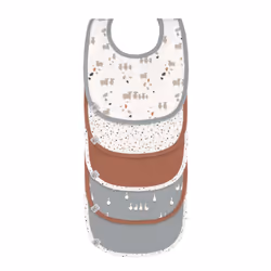 Lässig Tiny Farmer, Bavoir standard, Multicolore, 3 mois, 18 mois, 3 mm, 215 mm